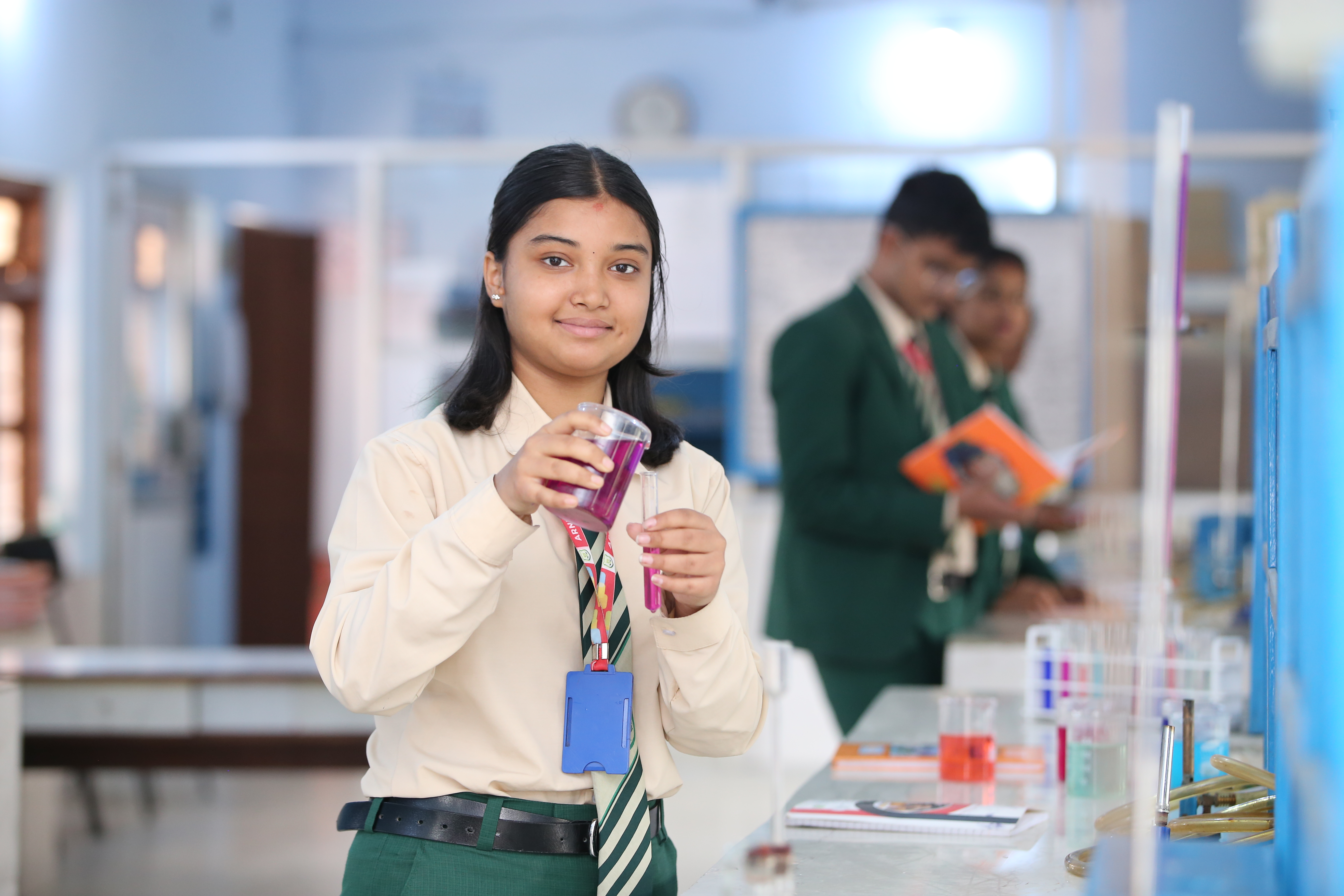 Student in Chemistry Lab